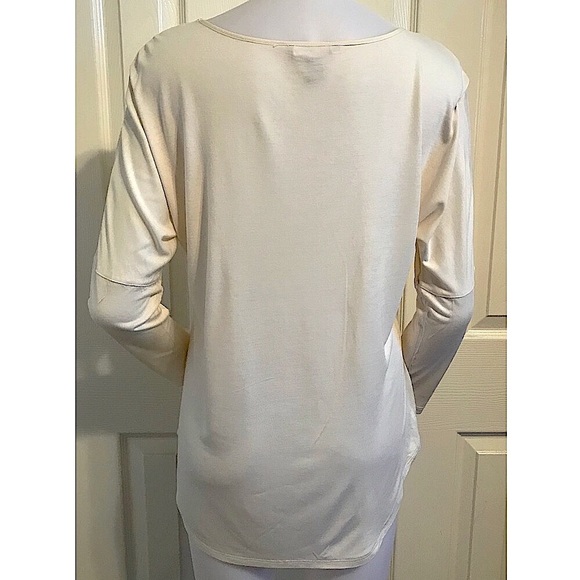 Banana Republic, Fabric Blocked Hi-Low Hem Blouse - Picture 2 of 6